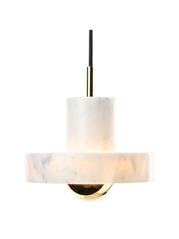 Pendant lamps, Stone pendant, white marble, White