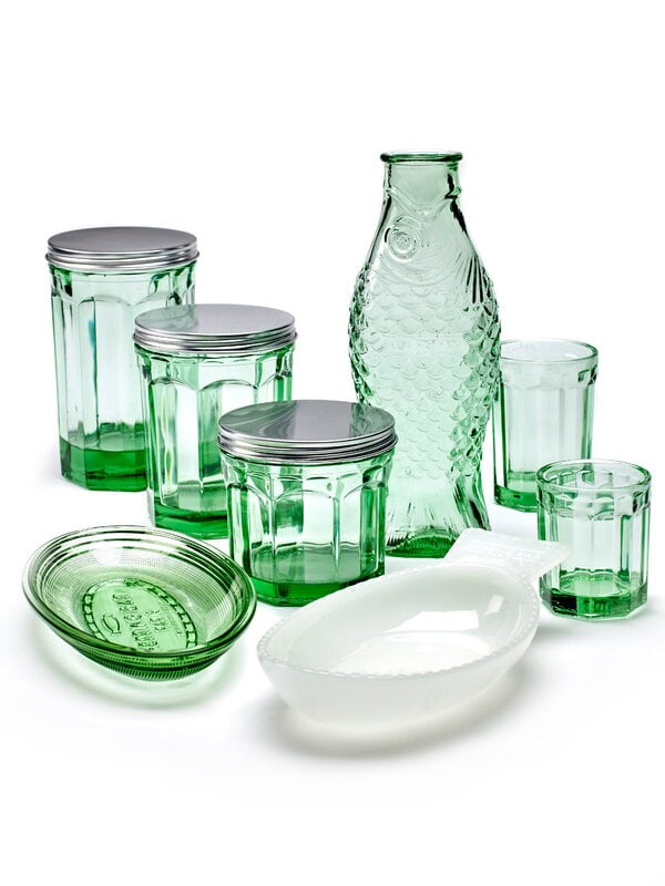 Tumblers, Fish & Fish glass, 40 cl, green, Green