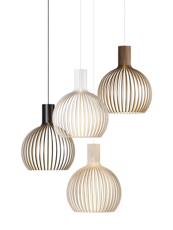 Pendant lamps, Octo Small 4241 pendant, walnut, Natural