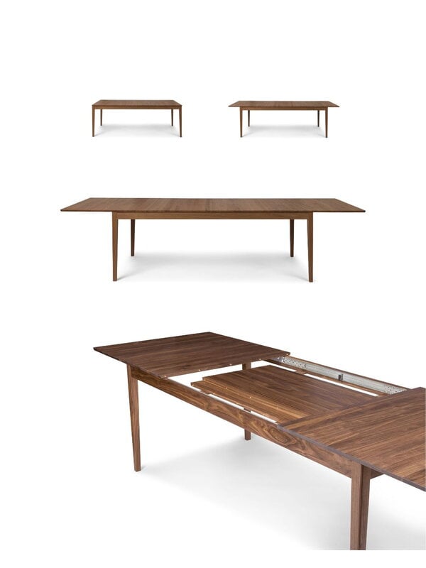 Dining tables, No 2.1 table, extendable, oak oil nature, Natural