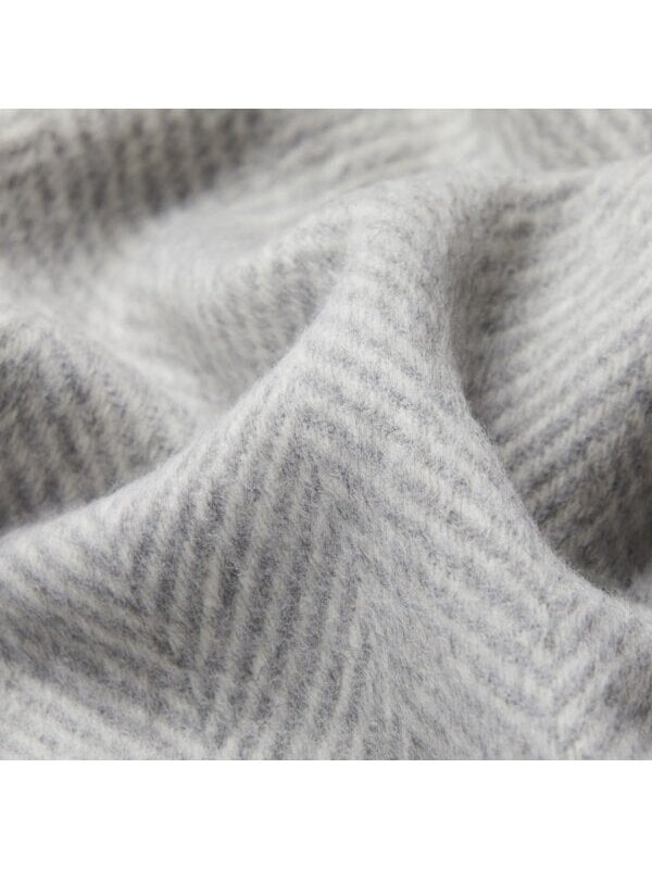 Blankets, Alpaca throw, herringbone grey, Gray