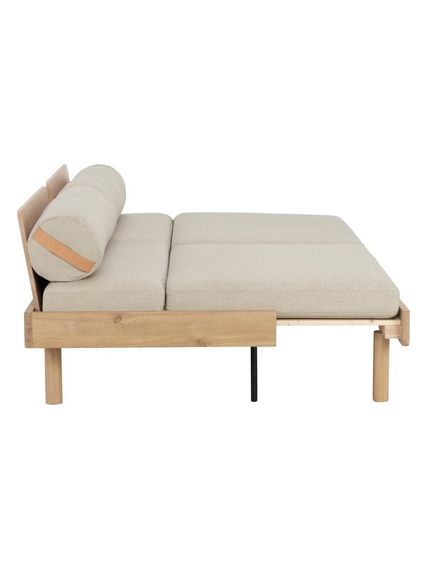 Sofa beds, Frendi sofa bed, oak - beige Hopper 51, Beige