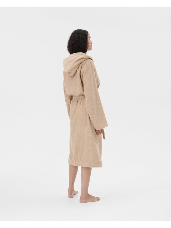 Bathrobes, Hooded bathrobe, sienna, Beige