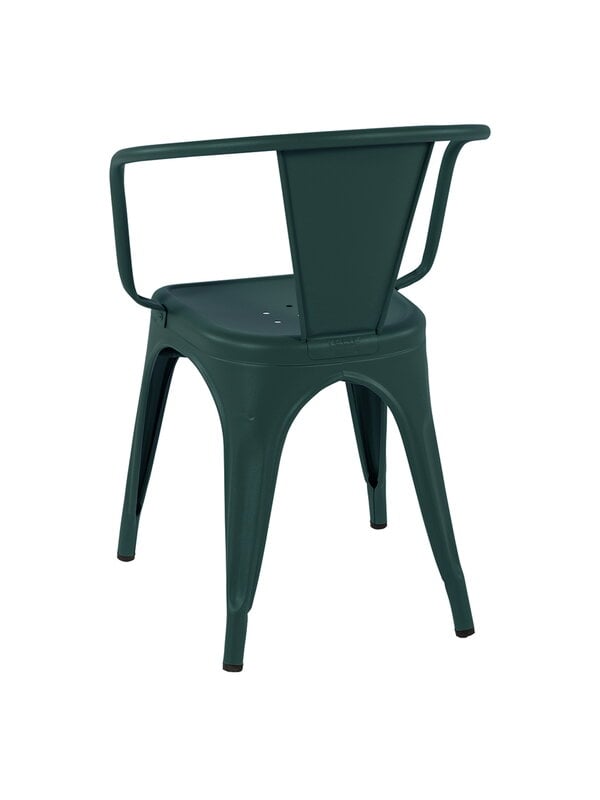 Ruokapöydän tuolit, Tuoli A56, tummanvihreä, mattatekstuuri, Vihreä