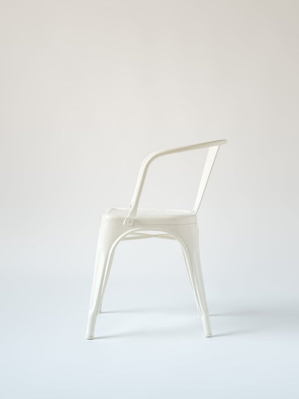 Dining chairs, Chair A56, glossy white, White