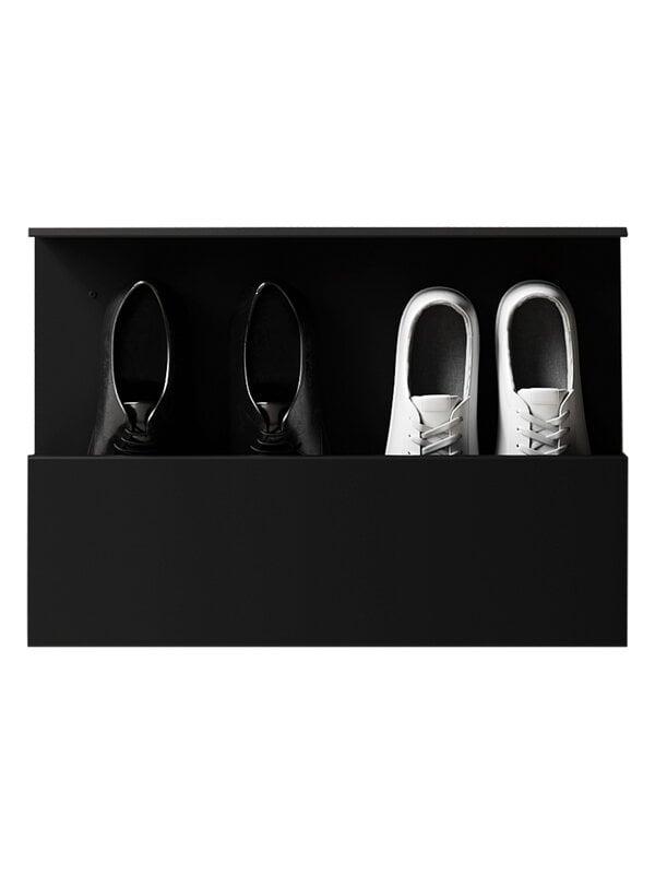 Shoe racks, Shoe box, small, black, Black