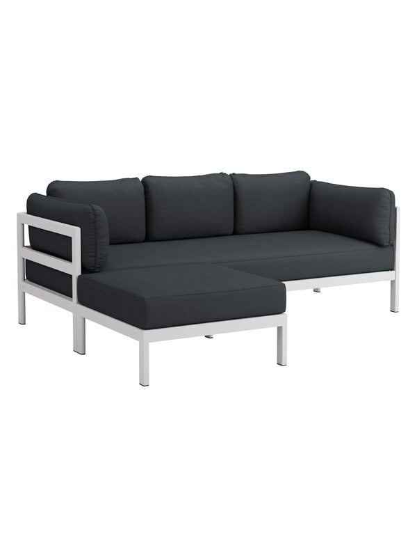 Sofas & daybeds, Easy ottoman, austral grey - slate grey, Gray