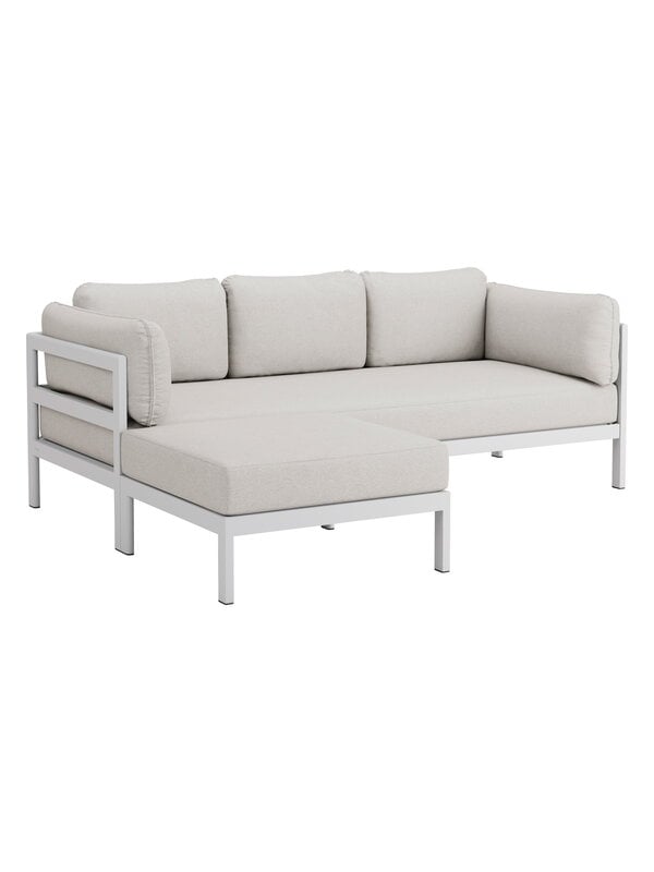 Divani e daybed, Poggiapiedi Easy, grigio - grigio chiaro, Grigio