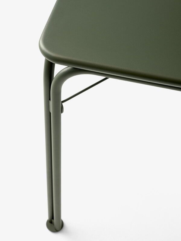 Patio tables, Thorvald SC99 dining table, 220 x 90 cm, bronze green, Green