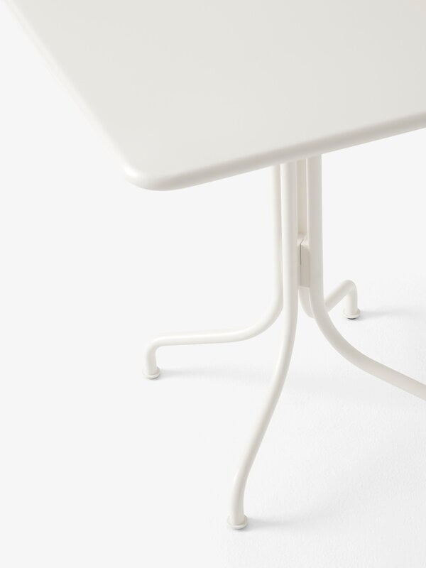 Terassipöydät, Thorvald SC97 pöytä, 70 x 70 cm, ivory, Valkoinen