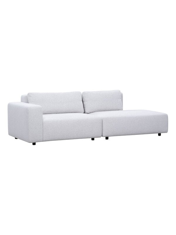 Sofas, Toastie modular sofa, 250 cm, B125-P, Leaf 101 ivory, White