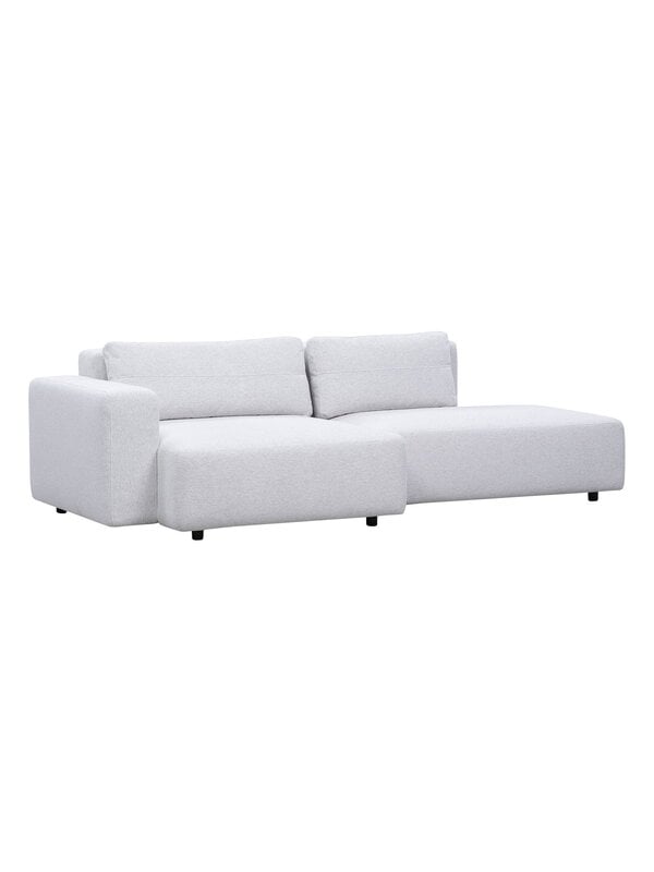 Sofas, Toastie modular sofa, 253 cm, DV-P, Leaf 101 ivory, White