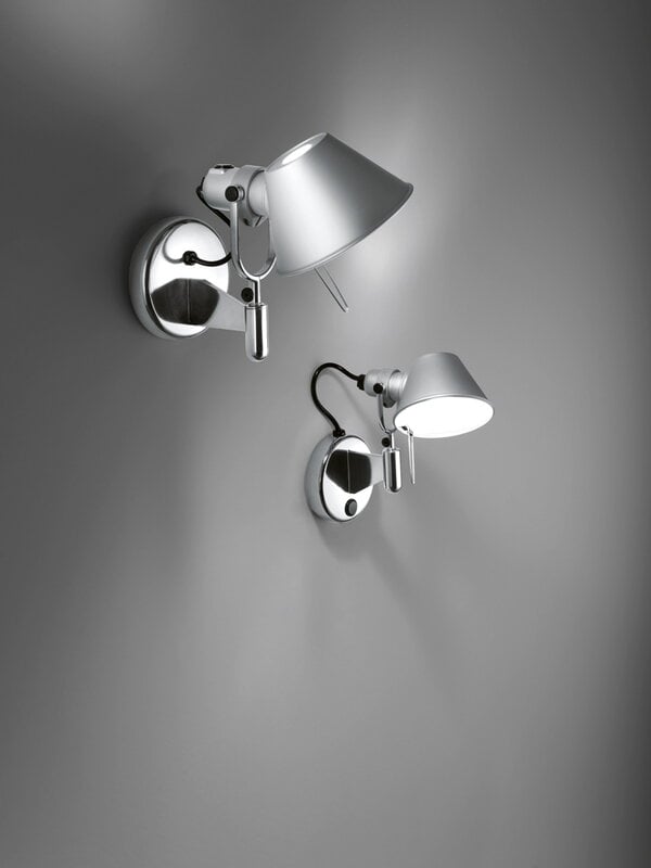 Wandleuchten, Tolomeo Faretto Wandleuchte, Aluminium, Silber