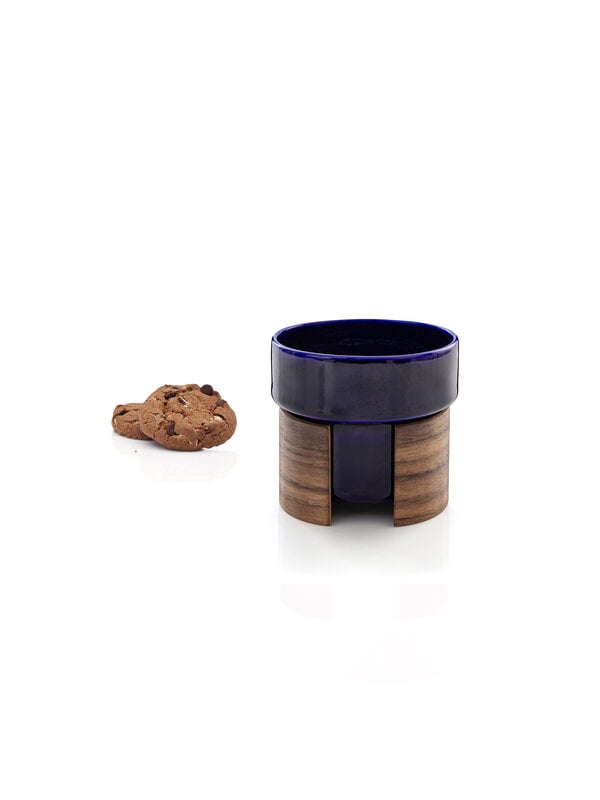 Cups & mugs, Warm latte cup 4 dl, blue - walnut, Blue