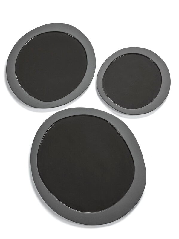 Plates, Inner Circle plate, L, grey, Gray