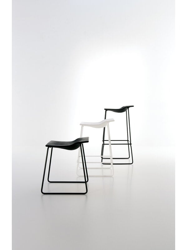 Tabourets et chaises de bar, Tabouret Last Minute, M, blanc, Blanc