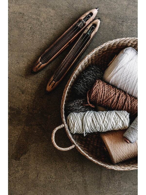 Paper yarn rugs, Tunturi rug, copper, Copper
