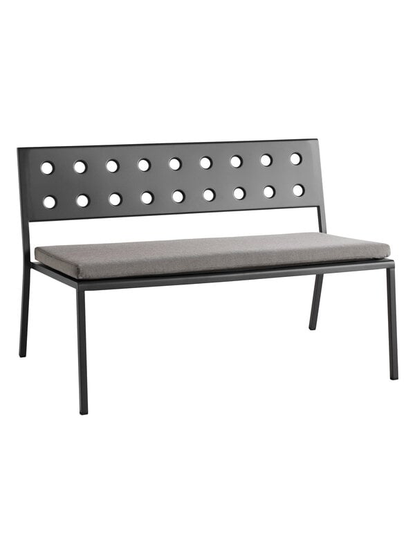 Outdoor benches, Balcony Lounge bench, 113,5 x 69 cm, anthracite, Gray