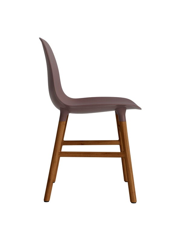 Dining chairs, Form chair, brown - walnut, Brown