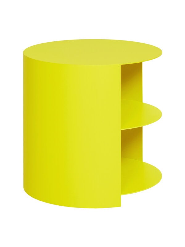 Storage units, Hide side table, sulfur yellow, Yellow