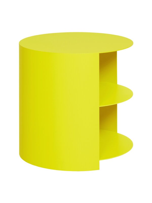 Systèmes de rangement, Table d'appoint Hide, jaune soufre, Jaune