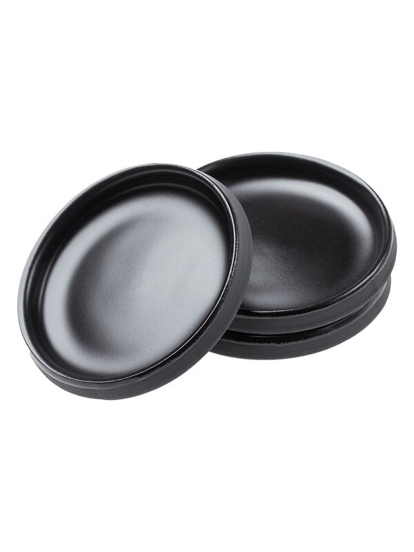 Plates, Eclipse snack plate 11,5 cm, 3 pcs, black, Black