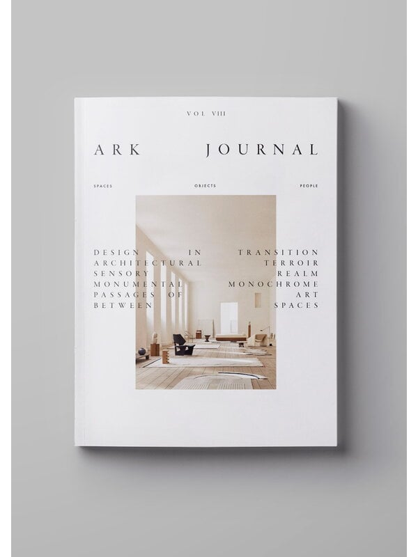 Design & interiors, Ark Journal Vol. VIII, cover 1, White