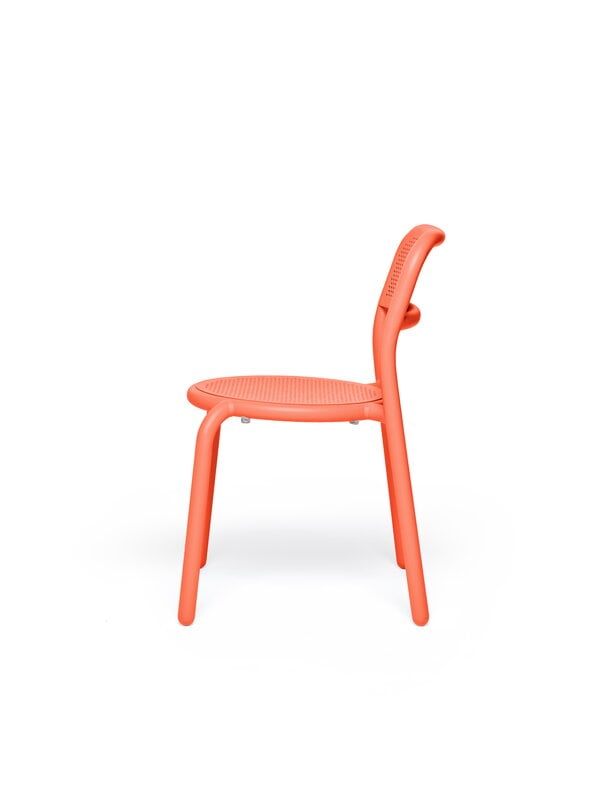 Chaises de jardin, Chaise Toní, 4 pièces, mandarine, Orange