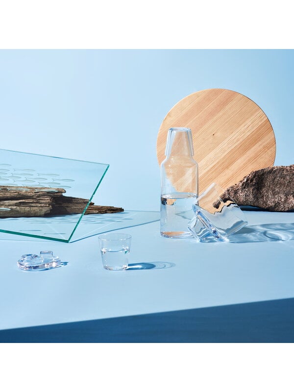 Prydnadsföremål i glas, Baltic Herrings glaskonst, liten, Transparent