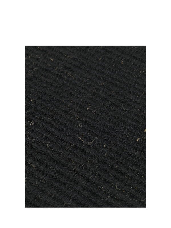 Other rugs & carpets, Block Runner rug, 80 x 200 cm, black - natural, Black