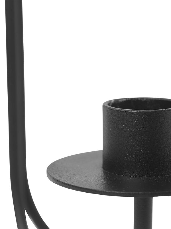 Candleholders, Sway candelabra, black, Black