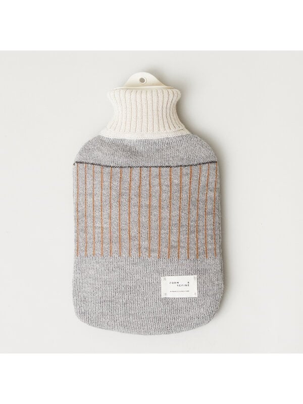 Leisure, Aymara hot water bottle, pattern Grey, Gray