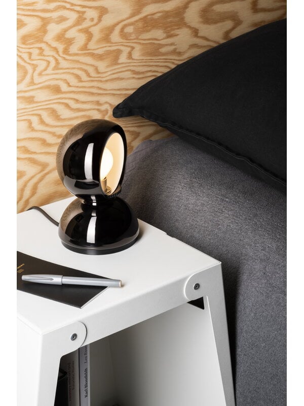 Lighting, Eclisse table/wall lamp, matt black, Black