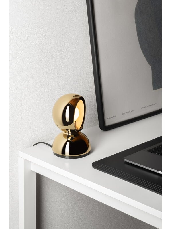 Lighting, Eclisse table/wall lamp, gold, Gold