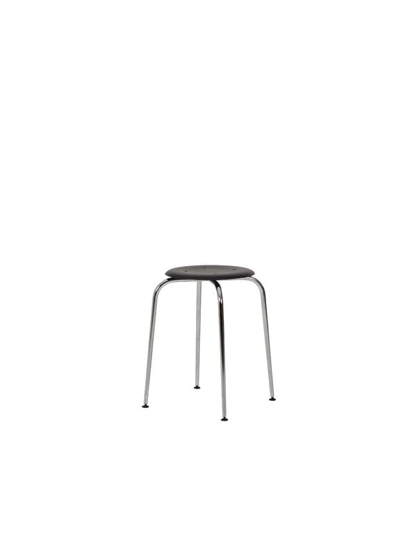 Stools, Heritage 13.1 stool, black oak - chrome, Black