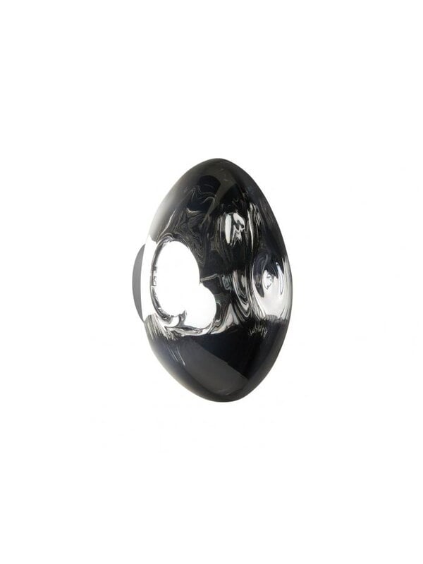 Lampade da parete, Lampada da parete a LED Melt Surface, cromo, Argento