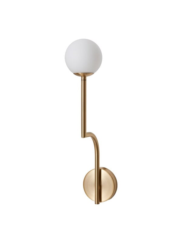 Wall lamps, Mobil 46 wall lamp, brass, fixed installation, Gold