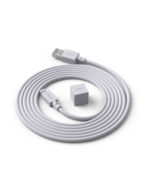 Mobile accessories, Cable 1 USB charging cable, Gotland grey, Gray