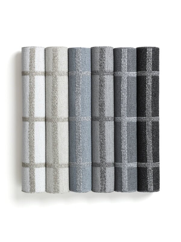 Plastic rugs, Ada matto 70 x 150 cm, granit - grey metallic, Gray