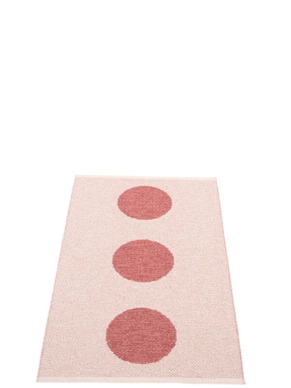Tappeti in plastica, Tappeto Vera Pop, 70 x 120 cm, blush - rosa perla, Rosa