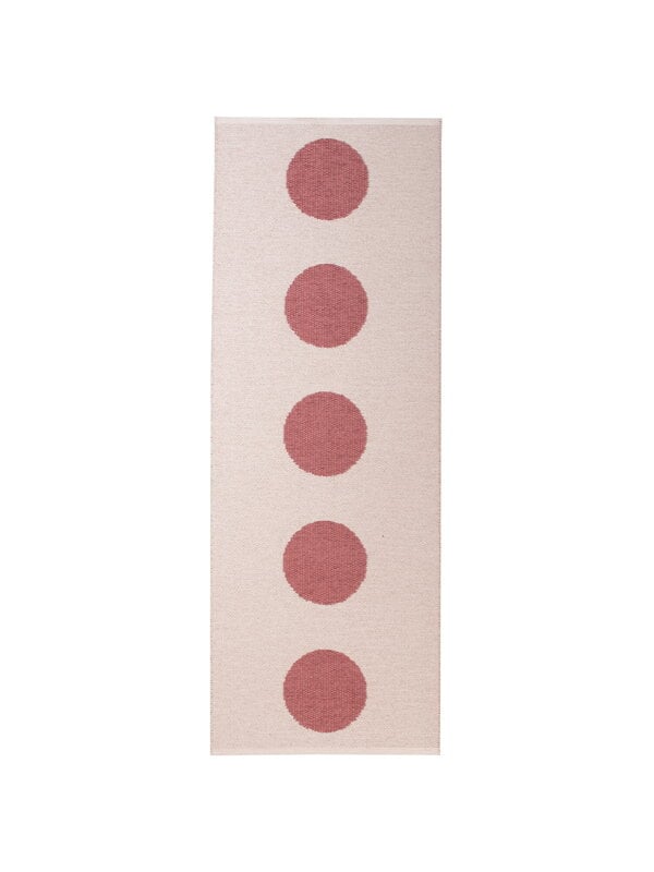 Tappeti in plastica, Tappeto Vera Pop, 70 x 200 cm, blush - rosa perla, Rosa