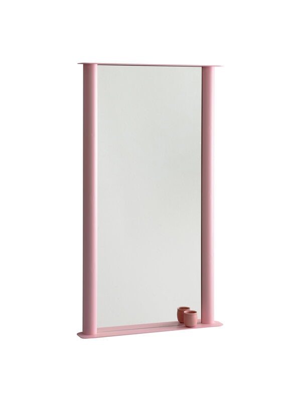 Wall mirrors, Pipeline mirror, large, pink, Pink