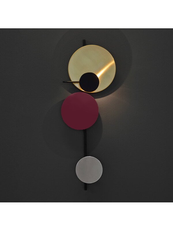 Wall lamps, Planet wall lamp, fig purple, Red