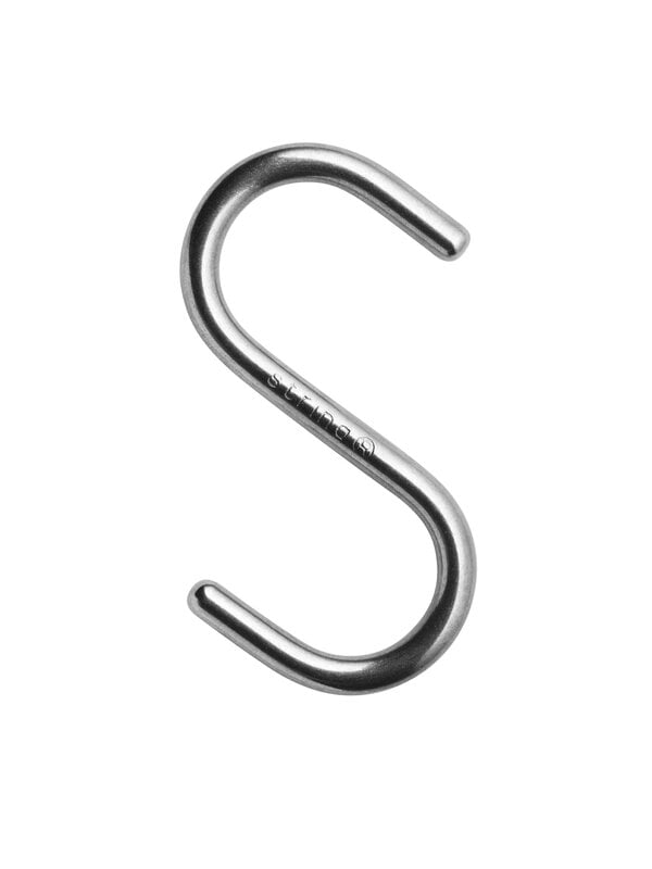 Shelving units, String S hooks, 5 pcs, stainless steel, Silver