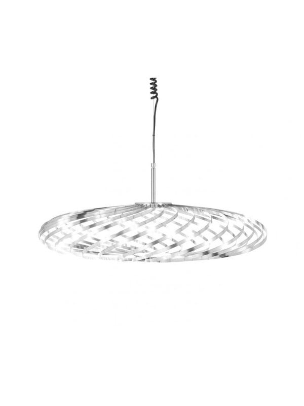 Pendant lamps, Spring LED pendant, small, silver, Silver