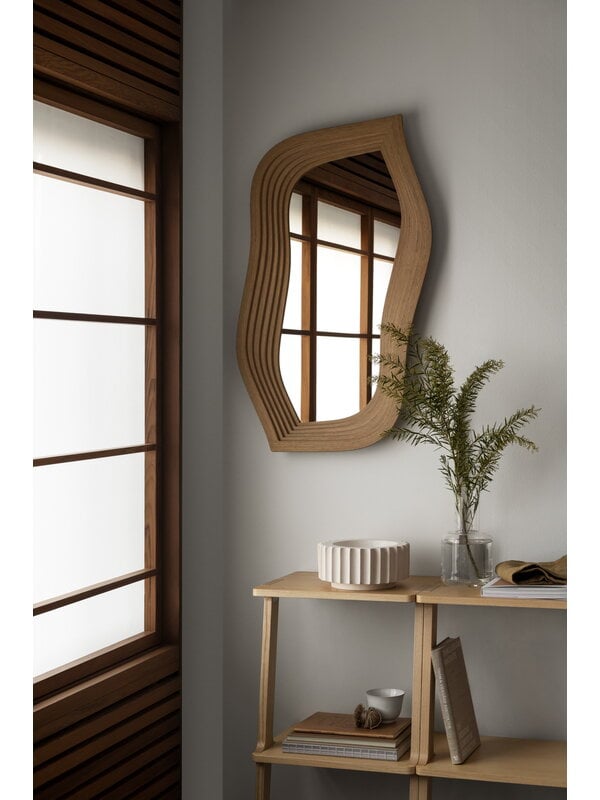 Wall mirrors, Mirror, 49 x 88 cm, oak, Natural