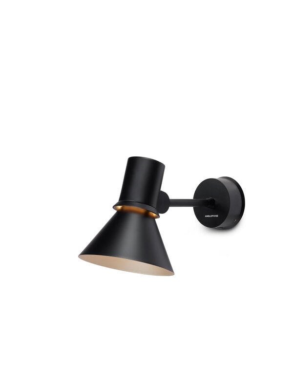 Wall lamps, Type 80 W1 wall lamp, hardwired, matte black, Black