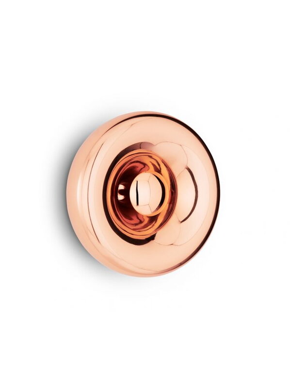 Wall lamps, Void Surface LED wall lamp, copper, Copper