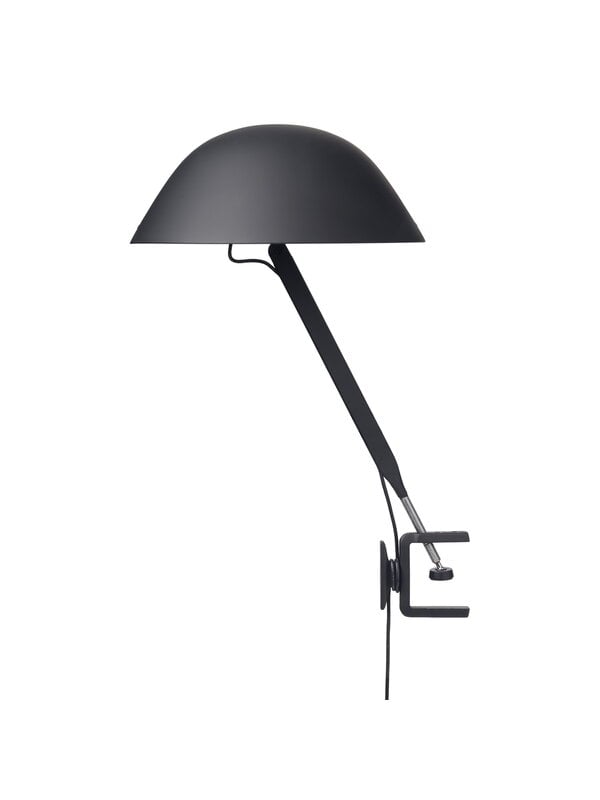 Desk lamps, w103 Sempé c clamp lamp, black, Black