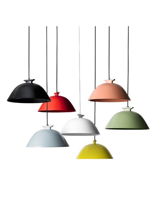 Pendant lamps, w103 Sempé s1 pendant, poppy red, Red